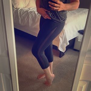 Lululemon leggings, black, size 8